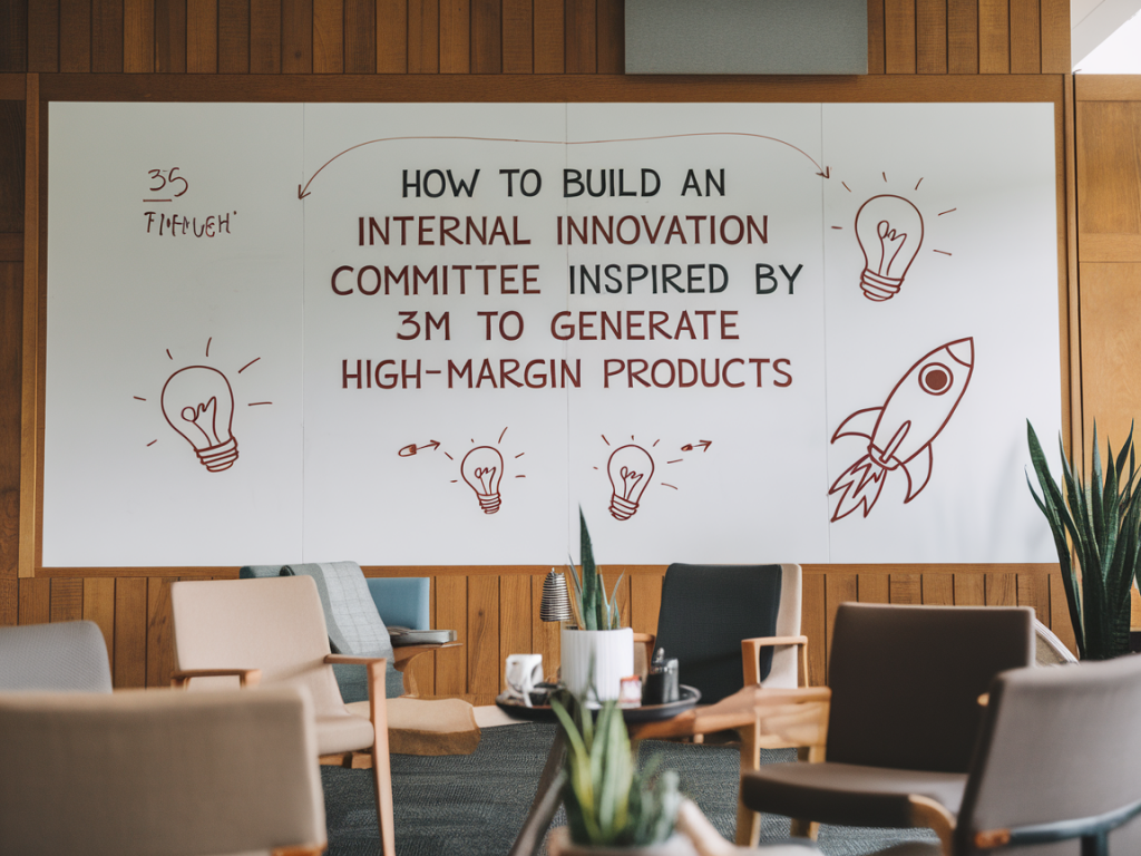 Comment monter un comité d'innovation interne inspiré par 3m pour générer des produits à forte marge