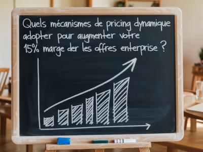 Quels mécanismes de pricing dynamique adopter pour augmenter votre marge de 15% sur les offres enterprise