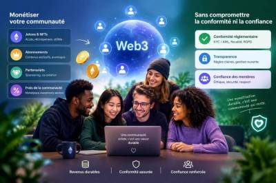 Comment monétiser une communauté web3 sans compromettre la conformité ni la confiance des membres