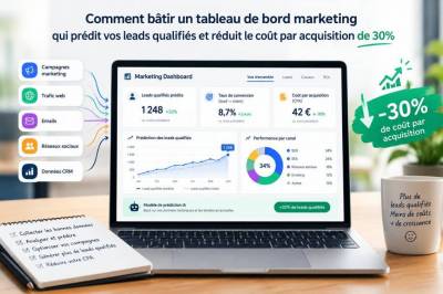 Comment bâtir un tableau de bord marketing qui prédit vos leads qualifiés et réduit le coût par acquisition de 30%