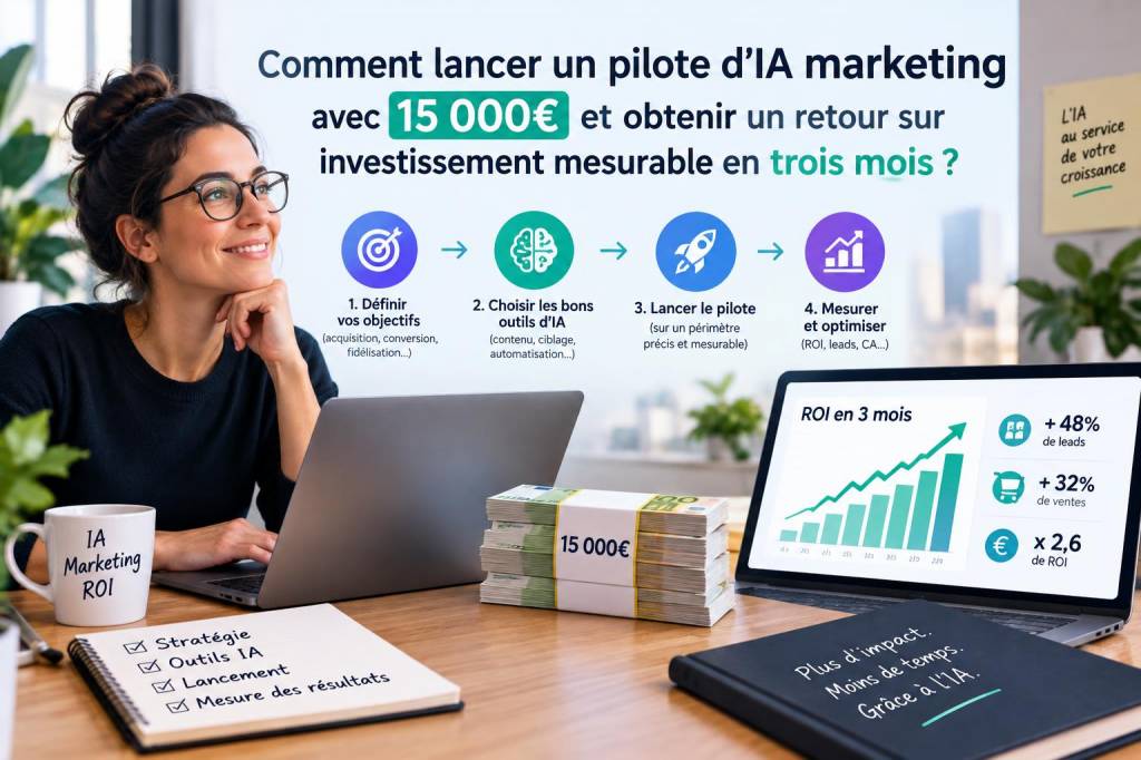 Comment lancer un pilote d'ia marketing avec 15 000€ et obtenir un retour sur investissement mesurable en trois mois